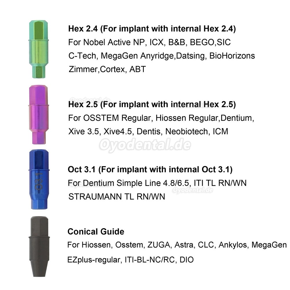 Universal Implantat Gebrochene Schraube Entferner Set Fraktur Schrauben Extraktor